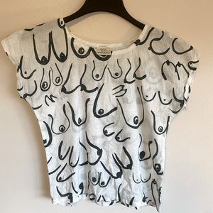 Gravel & Gold Taurus Boobs top. Make a statement!